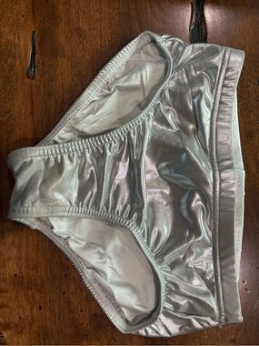 Body Wrappers Metallic Silver Dance Briefs